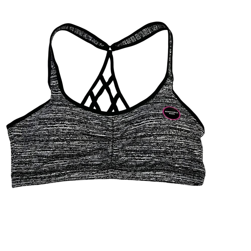 NEW Material Girl Active Juniors Sports Bra Size XL Workout Gym Active Training